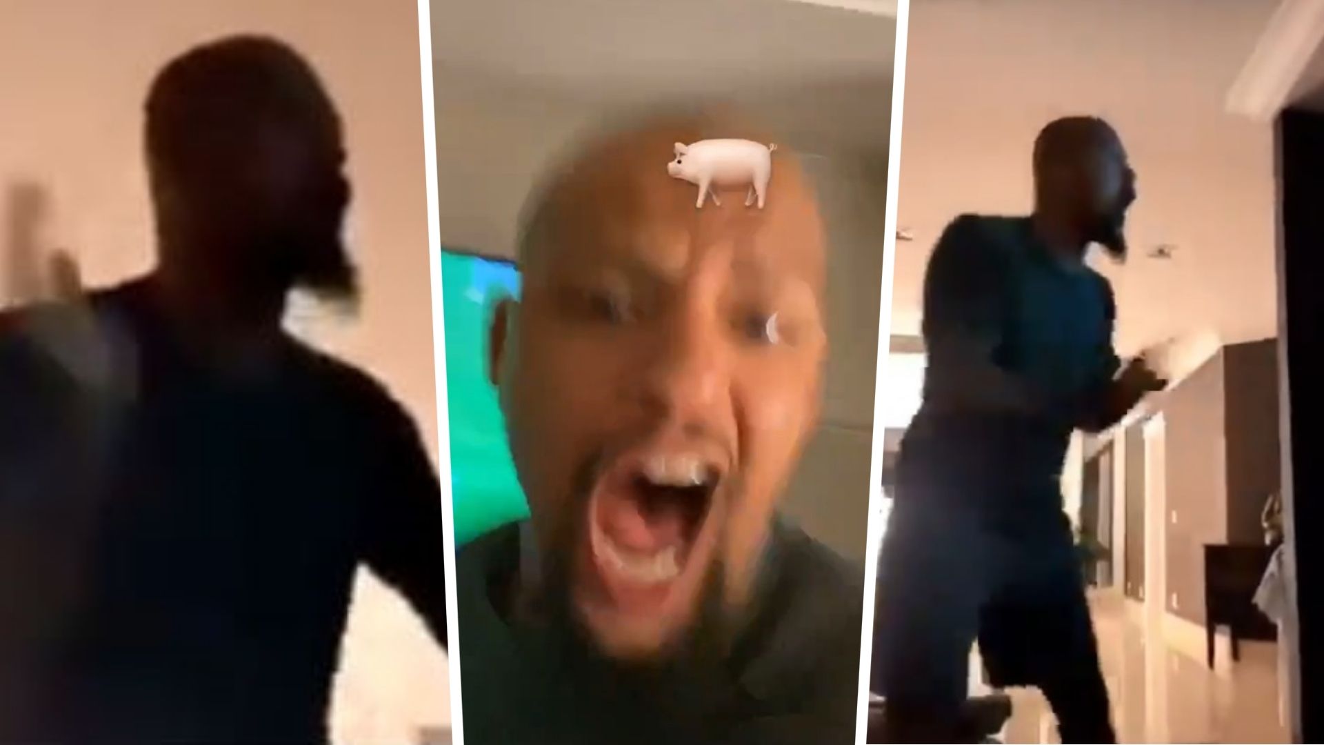 captura Felipe Melo festejo Palmeiras River Copa Libertadores 05012021