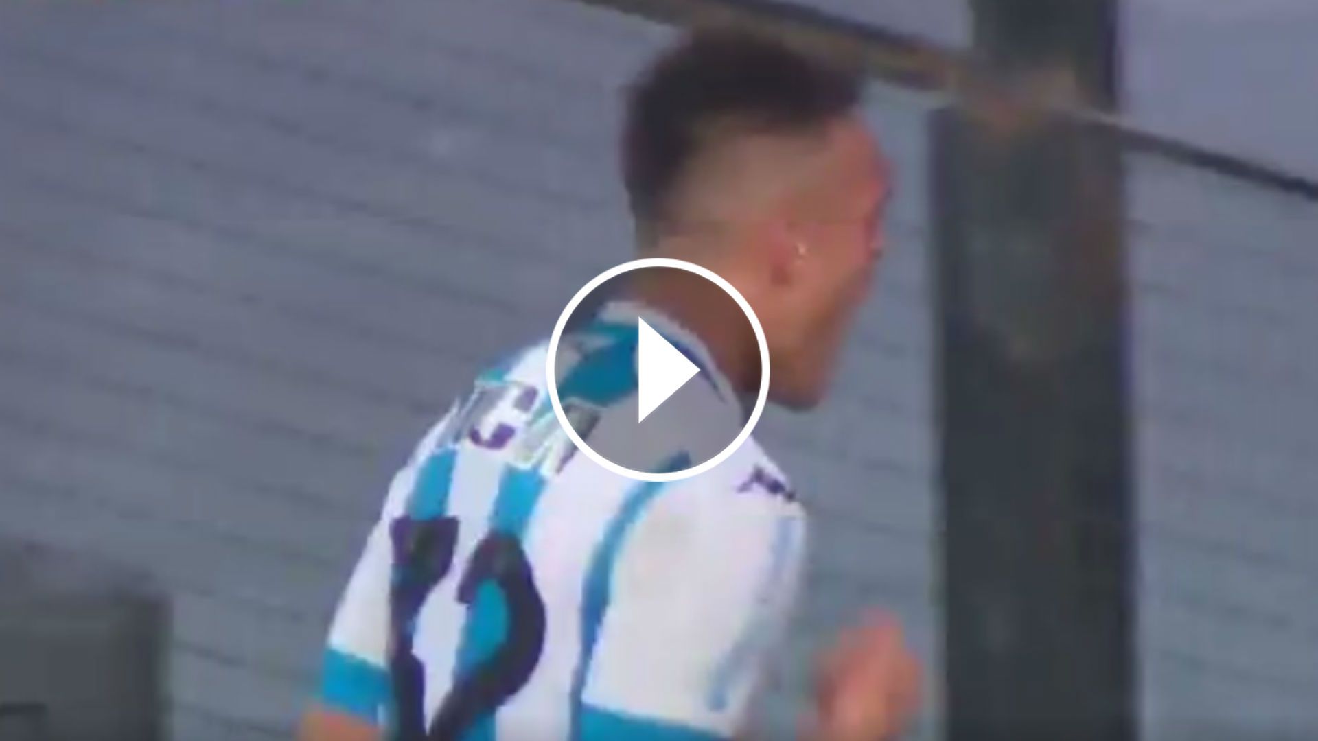 VIDEO PLAY Gol Lautaro Martinez Racing Gimnasia Torneo Primera Division 06052017