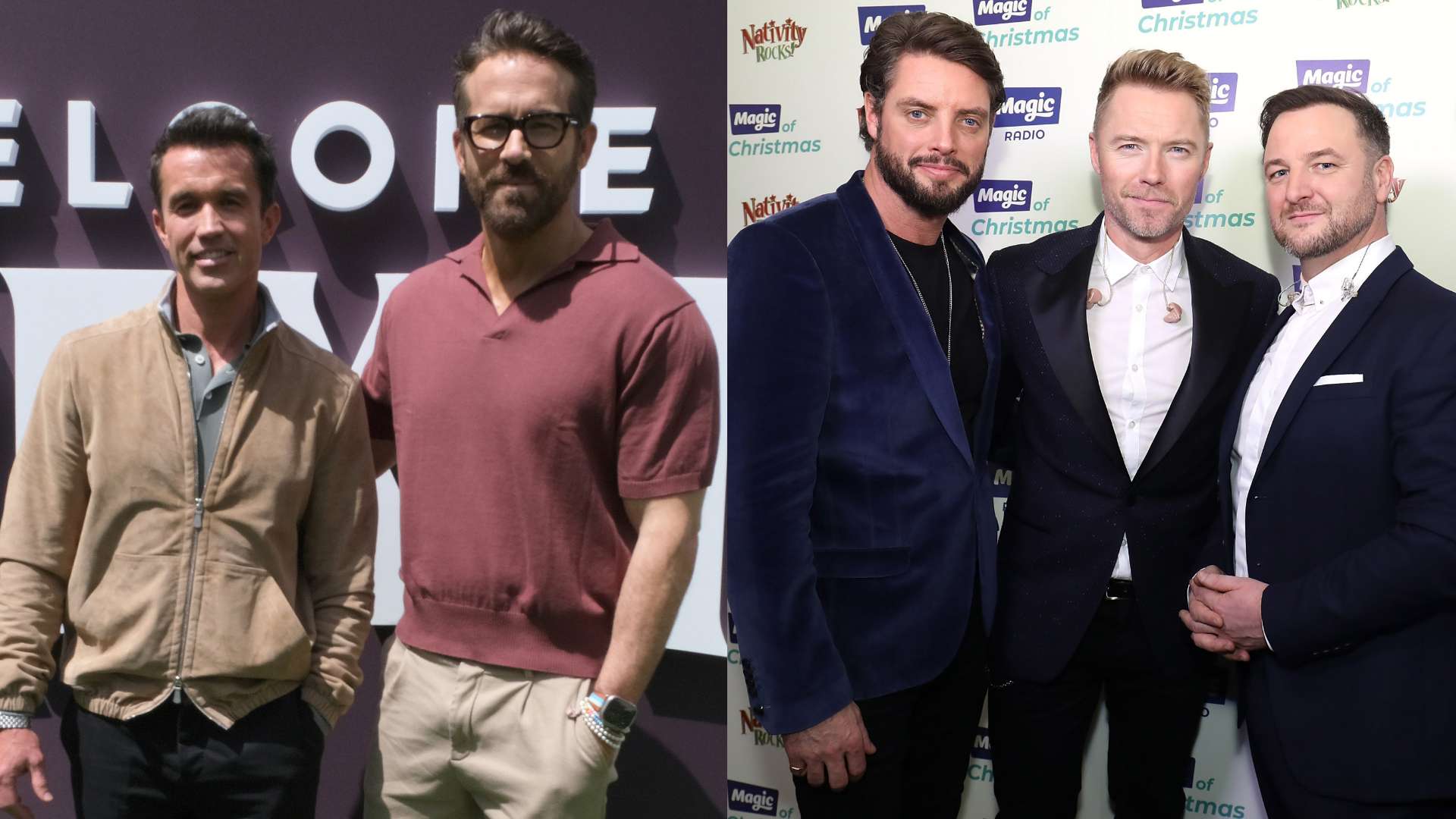 Rob McElhenney Ryan Reynolds Boyzone