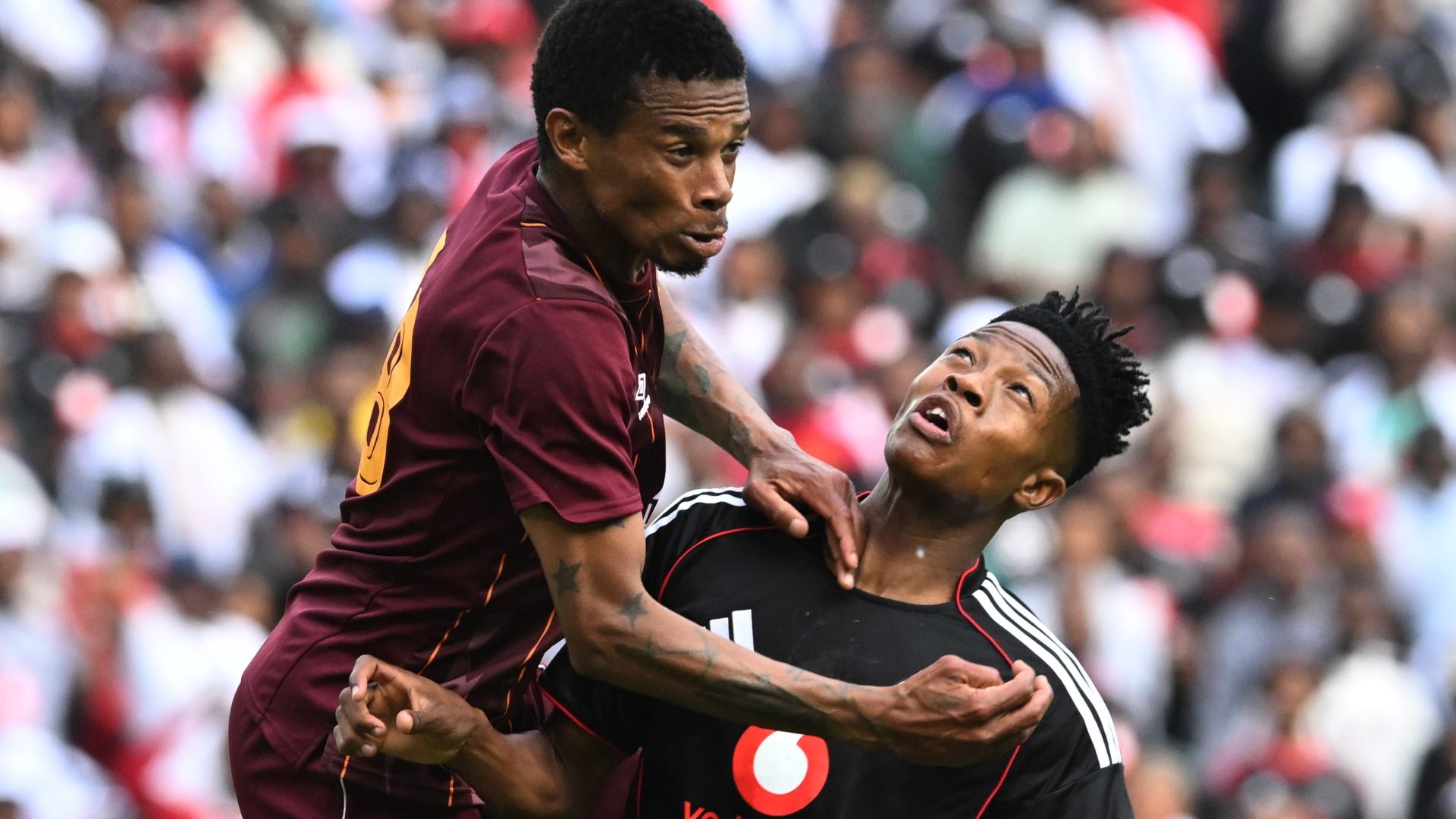 Yanela Mbuthuma and Tsoanelo Koetle, Orlando Pirates vs Lioli
