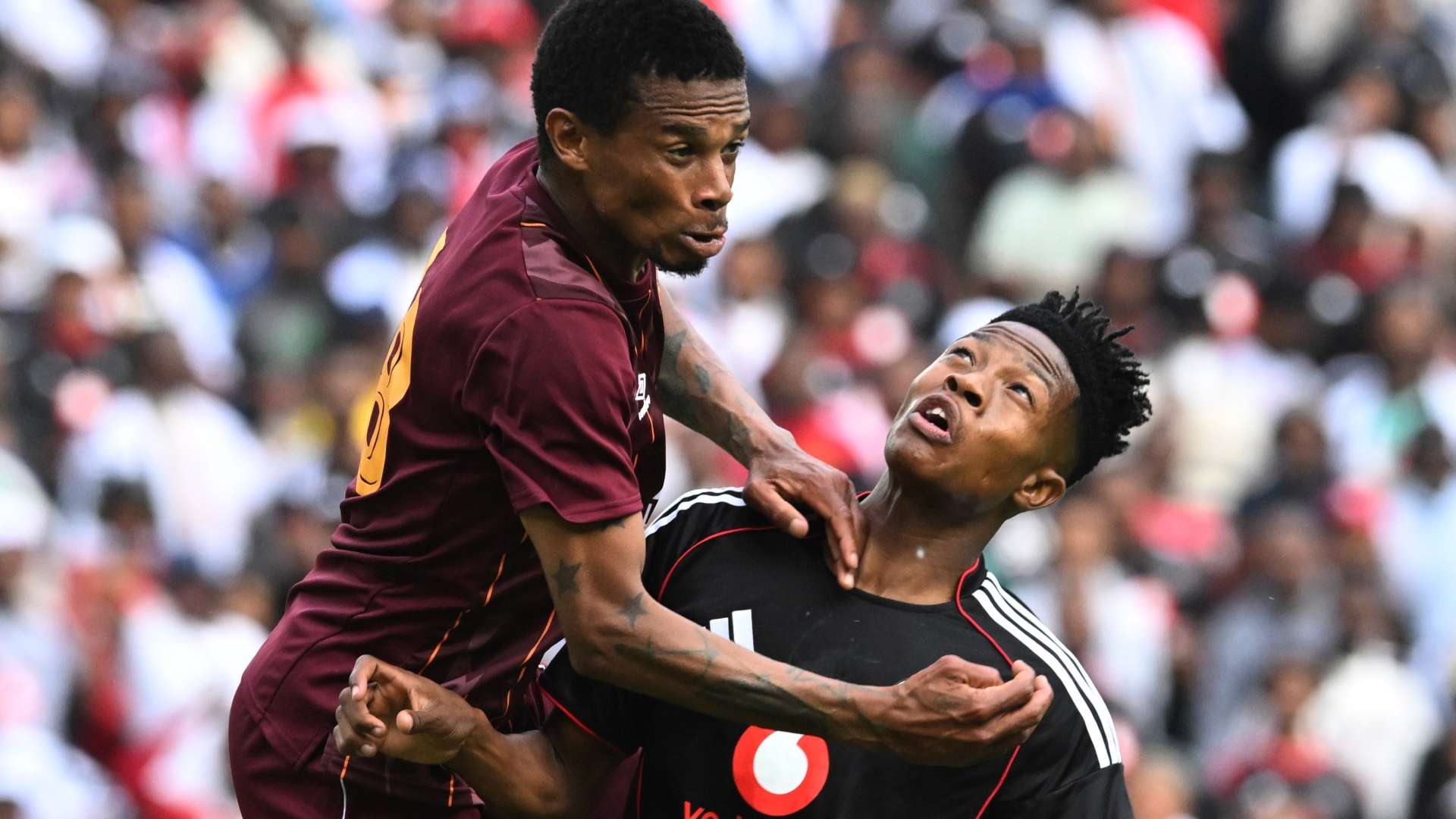 Yanela Mbuthuma and Tsoanelo Koetle, Orlando Pirates vs Lioli