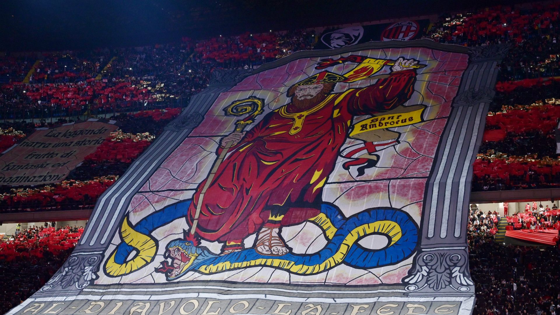 Coreografia Milan Inter Derby