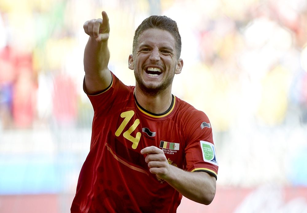 Dries Mertens Algeria Belgium 2014 World Cup Group H 17062014