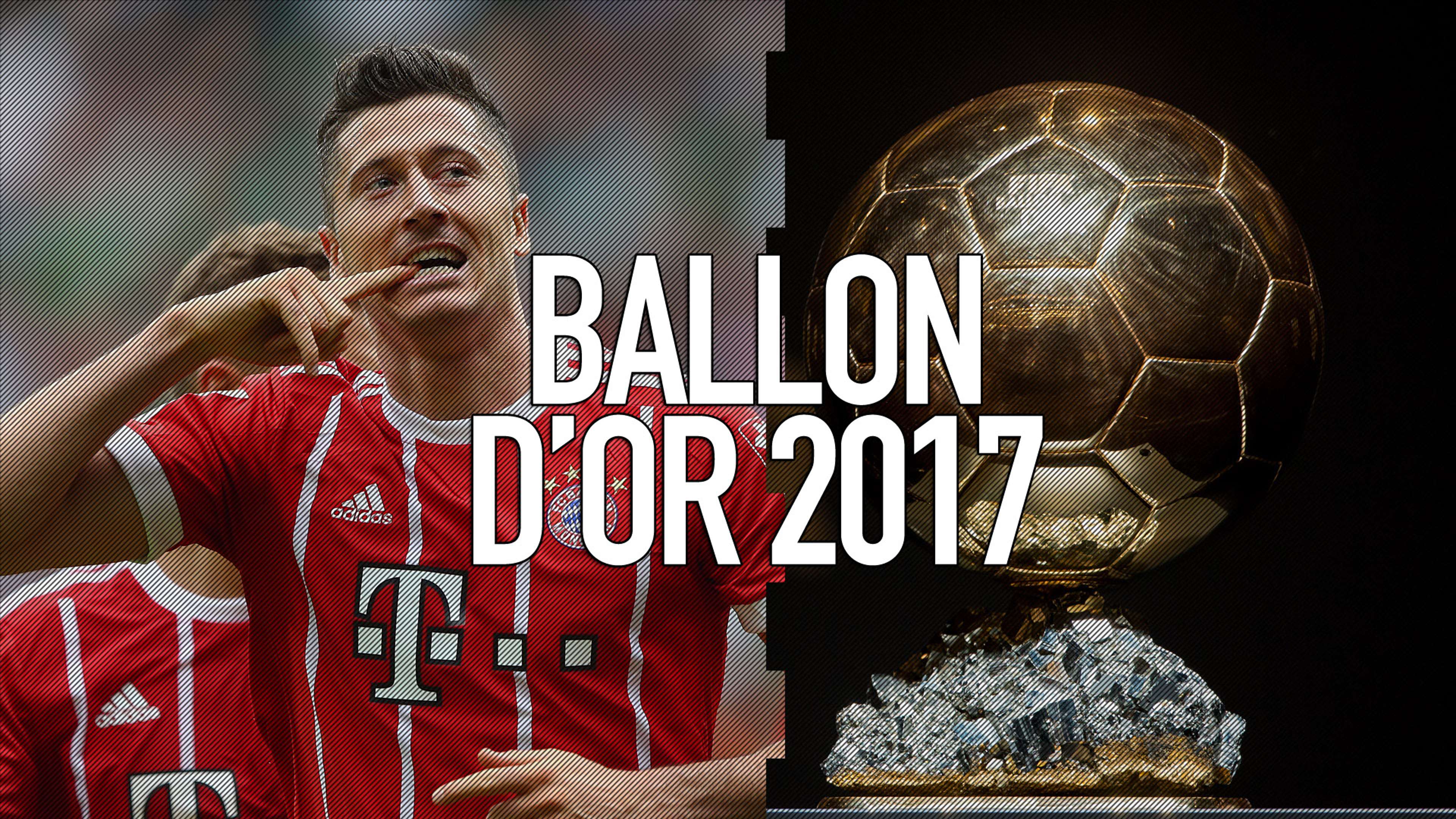 Robert Lewandowski Ballon d'Or 2017