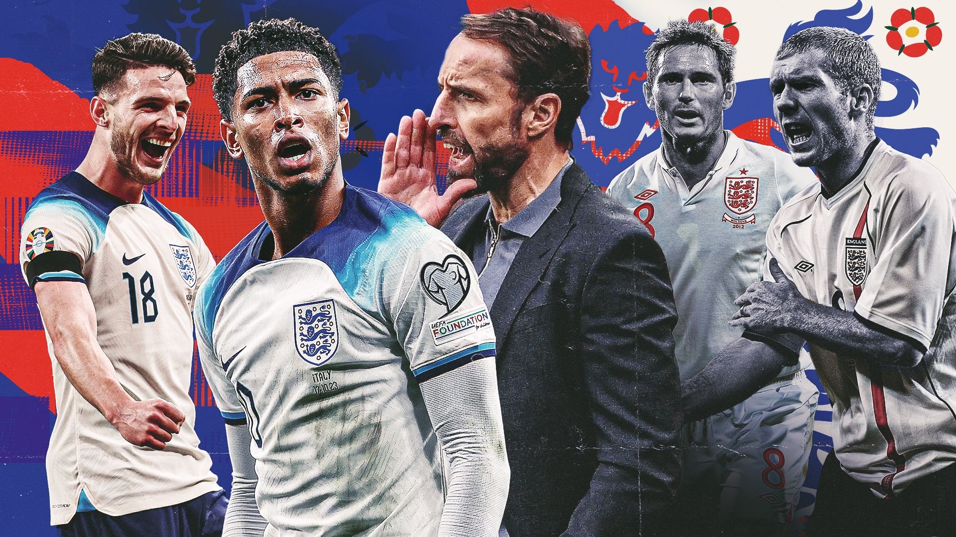 England midfield golden generation GFX