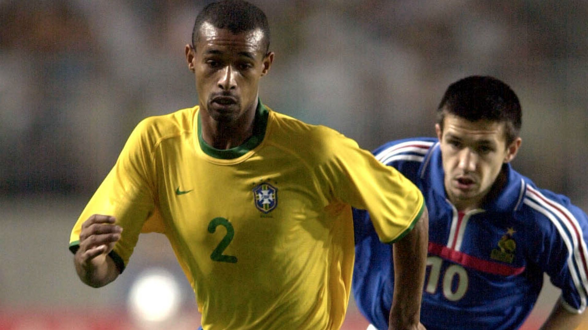 Ze Maria Eric Carriere France Brazil Confederations Cup 2001
