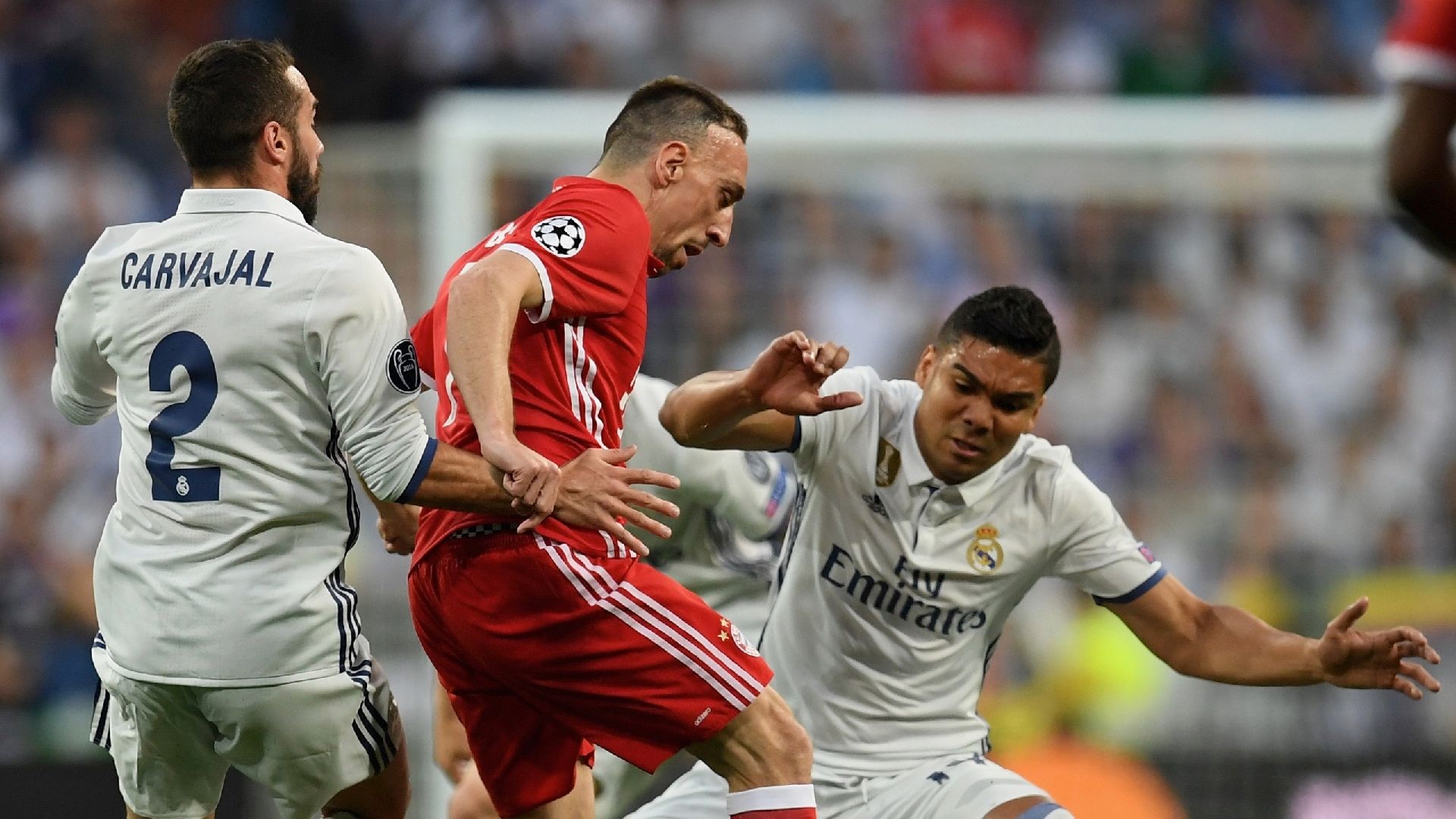 Franck Ribery Casemiro Marcelo Real Madrid Bayern Munich UCL 18042017