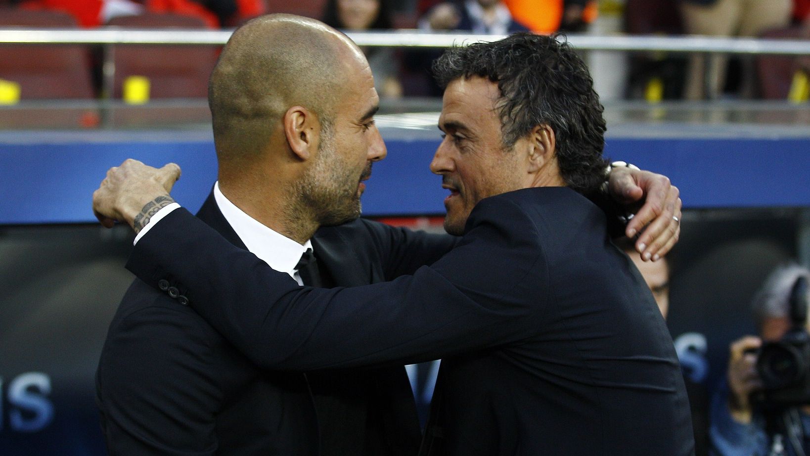 Pep Guardiola Luis Enrique