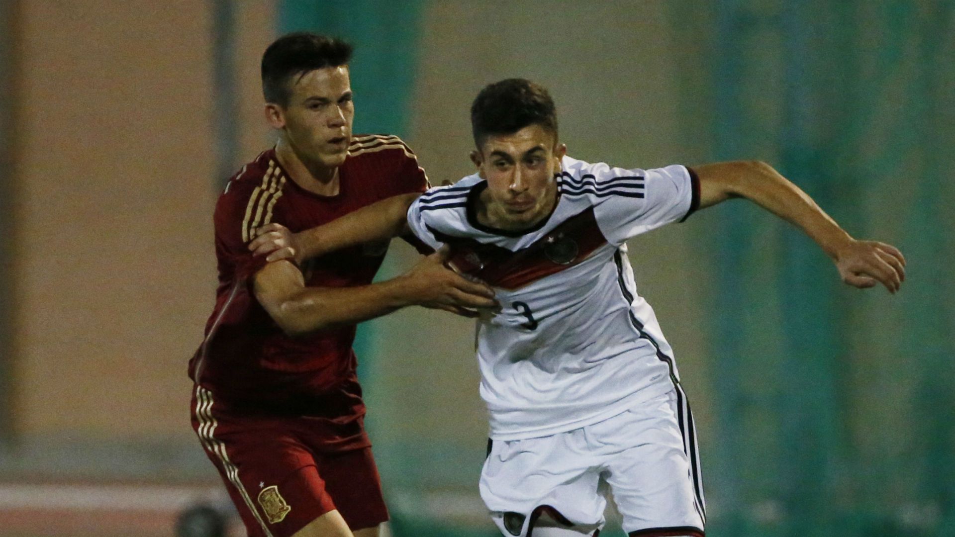 Jose Luis Zalazar Martinez 'Kuki' Enes Akyol Spain Germany U17 07102014