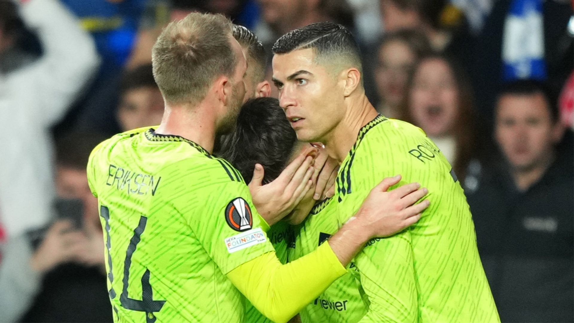 Christian Eriksen Cristiano Ronaldo Manchester United 2022-23