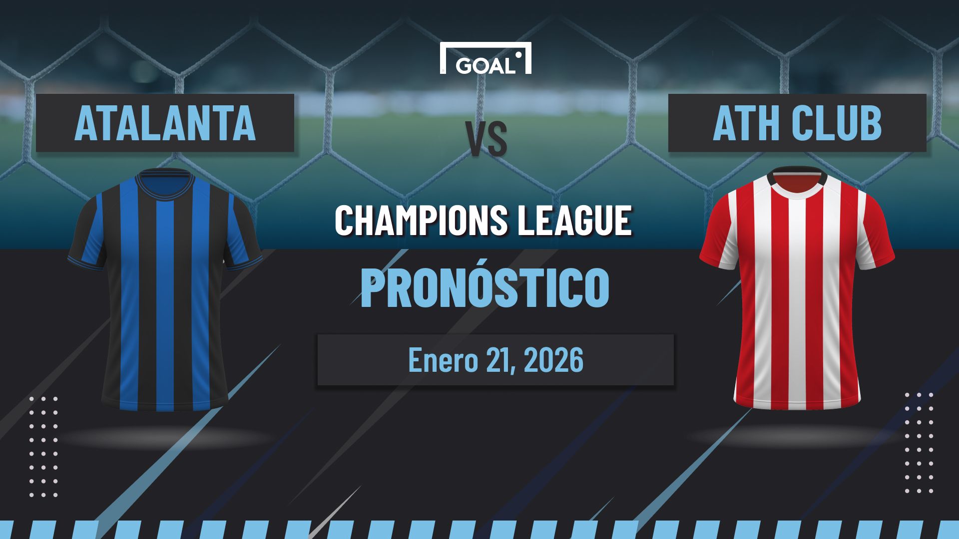 Atalanta vs Athletic Club Pronóstico y Apuestas Champions League | 21/01/26