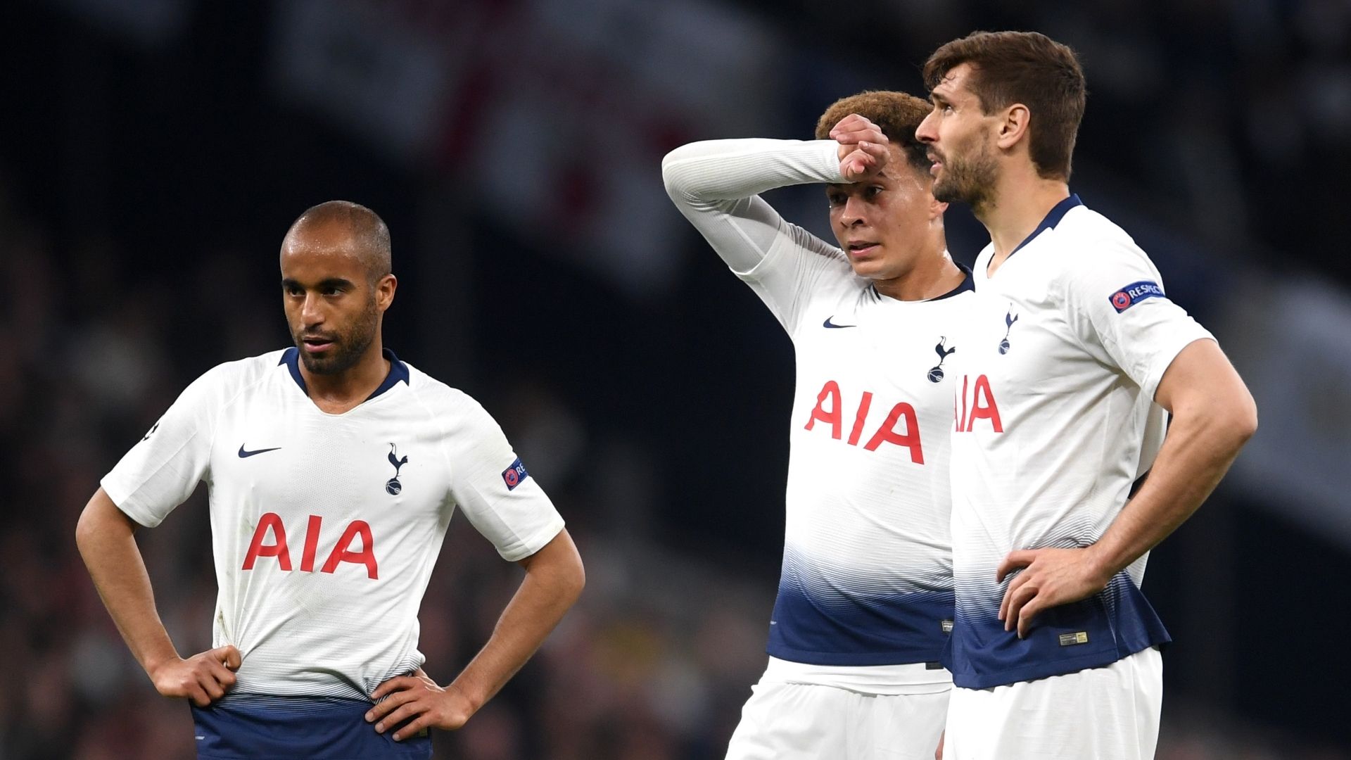 Lucas Moura, Dele Alli, Fernando Llorente