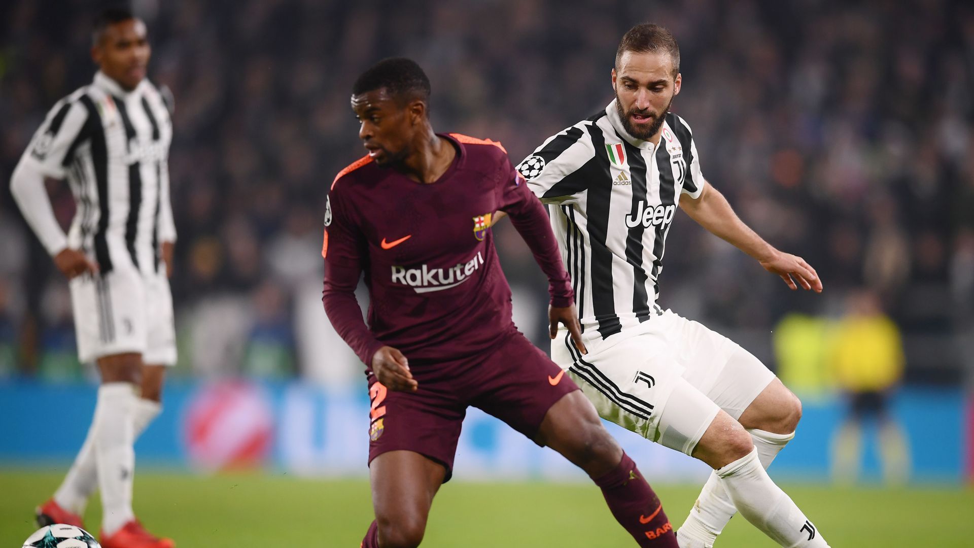 Gonzalo Higuain Nelson Semedo Juventus Barcelona