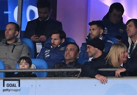 지난 24일(한국시간) 아르헨티나와 이탈리아의 친선경기에 나서지 않은 메시. 사진=게티이미지