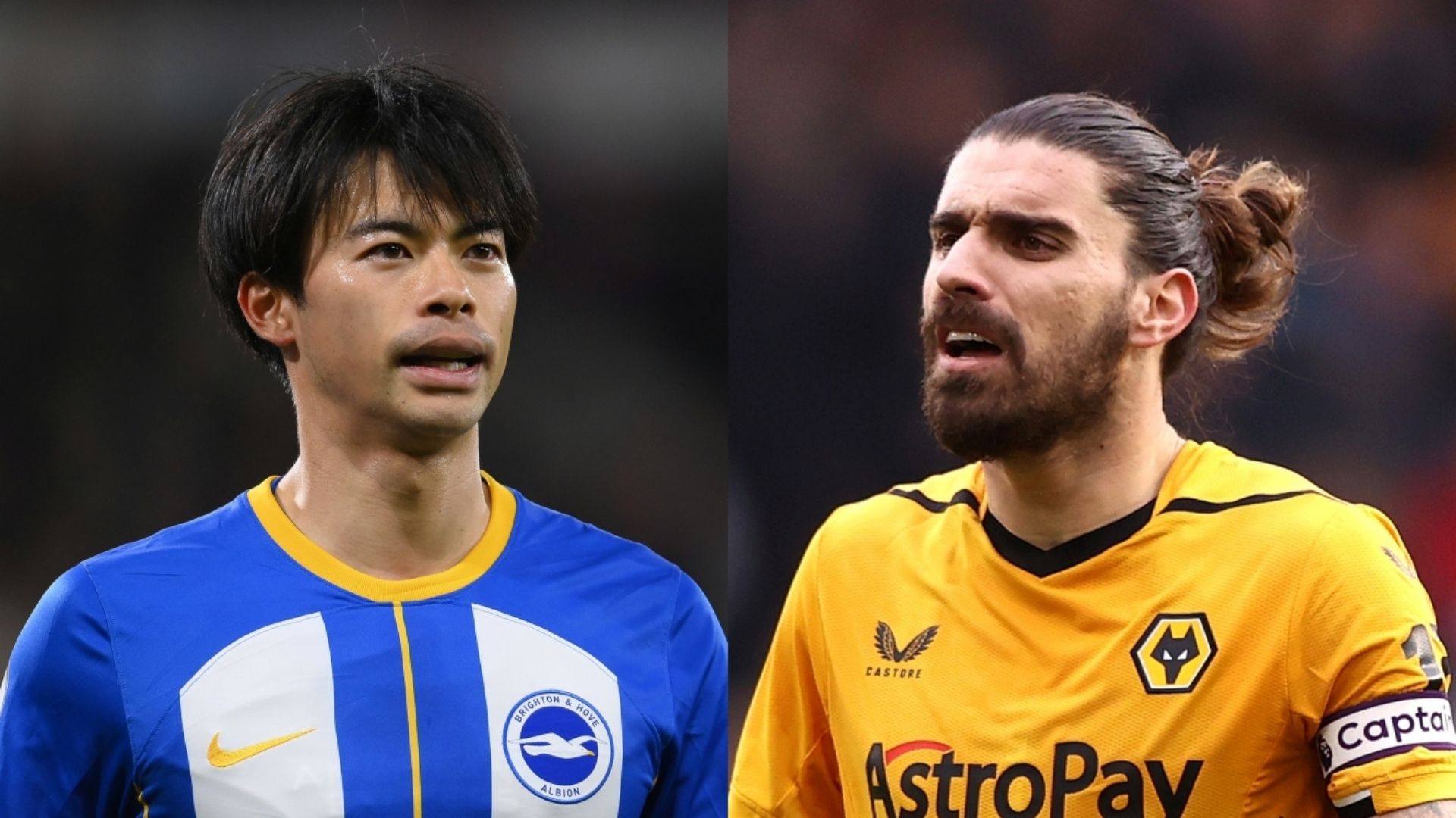 Kaoru Mitoma Brighton Ruben Neves Wolverhampton