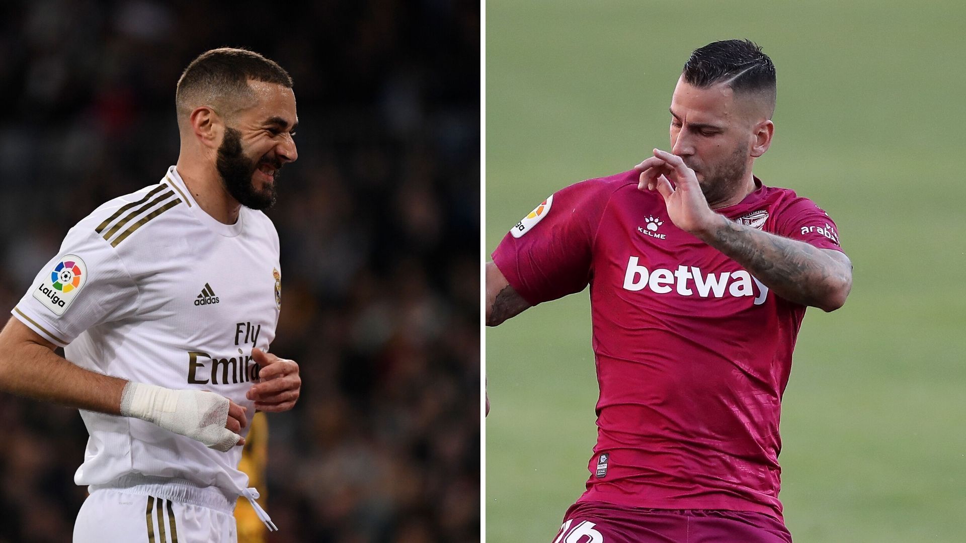 Benzema y Edgar, Real Madrid vs. Alavés