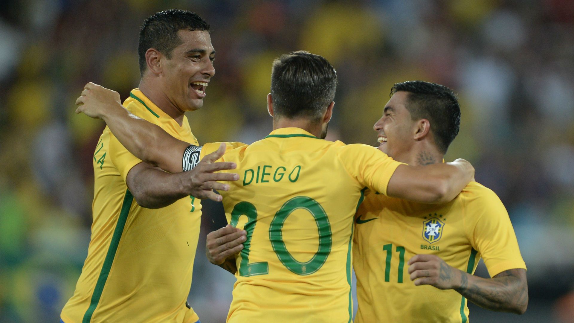 Diego Souza Diego Dudu Brasil Colombia  amistoso 25 012017