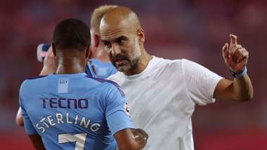 Raheem Sterling Pep Guardiola Manchester City pre-season 2019