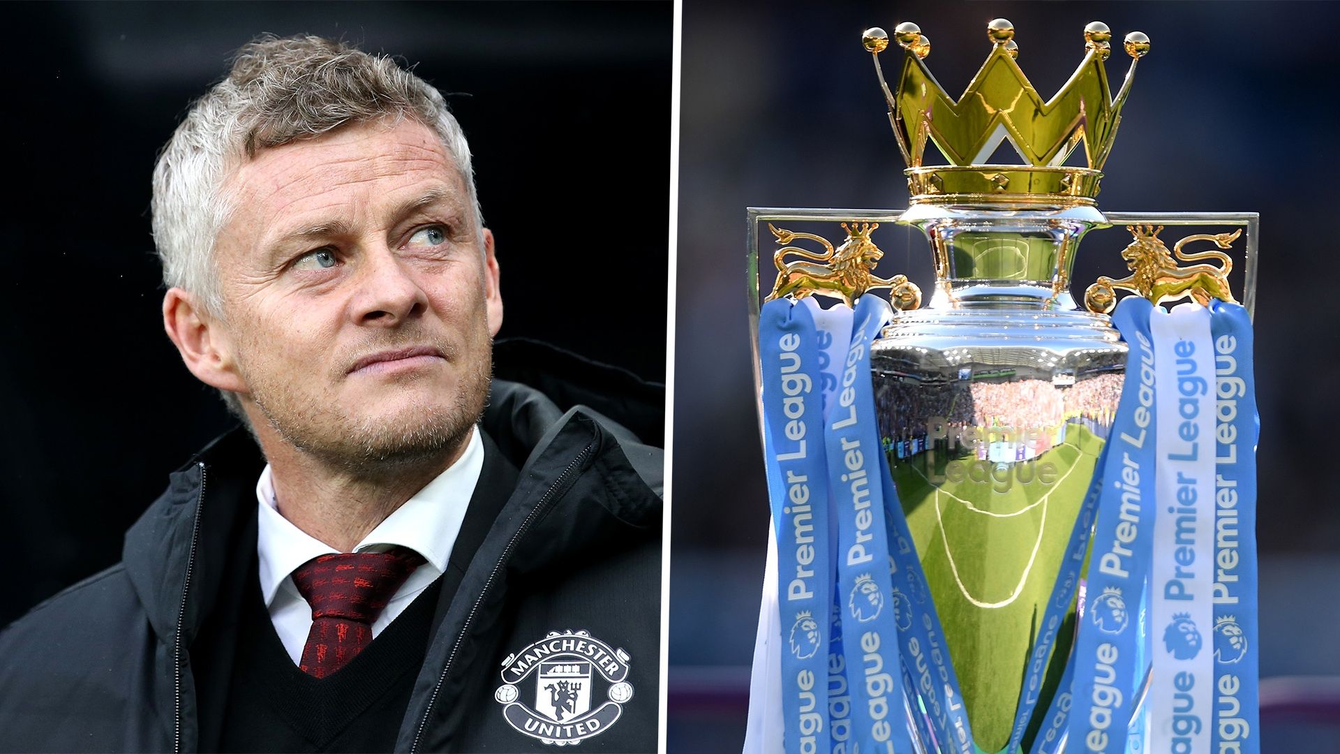 Ole Gunnar Solskjaer Premier League Trophy