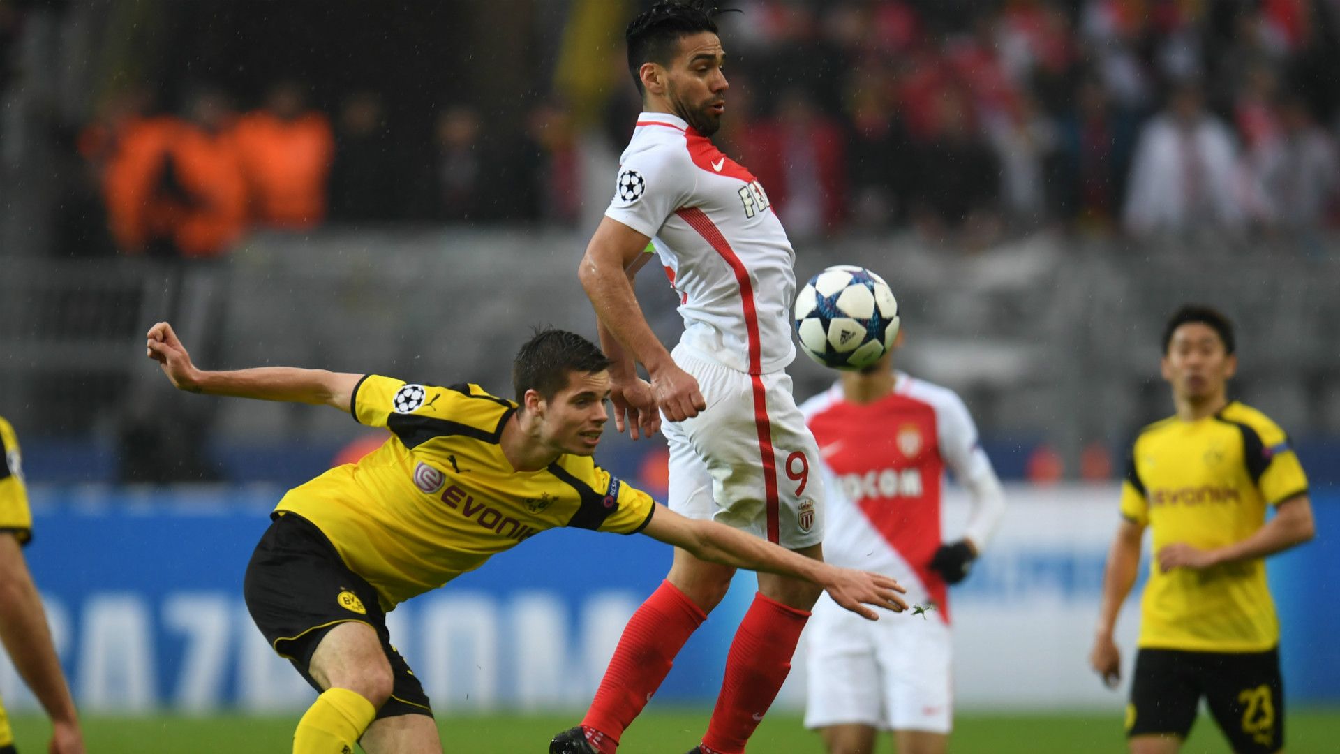 Radamel Falcao Monaco Borussia Dortmund 12042017