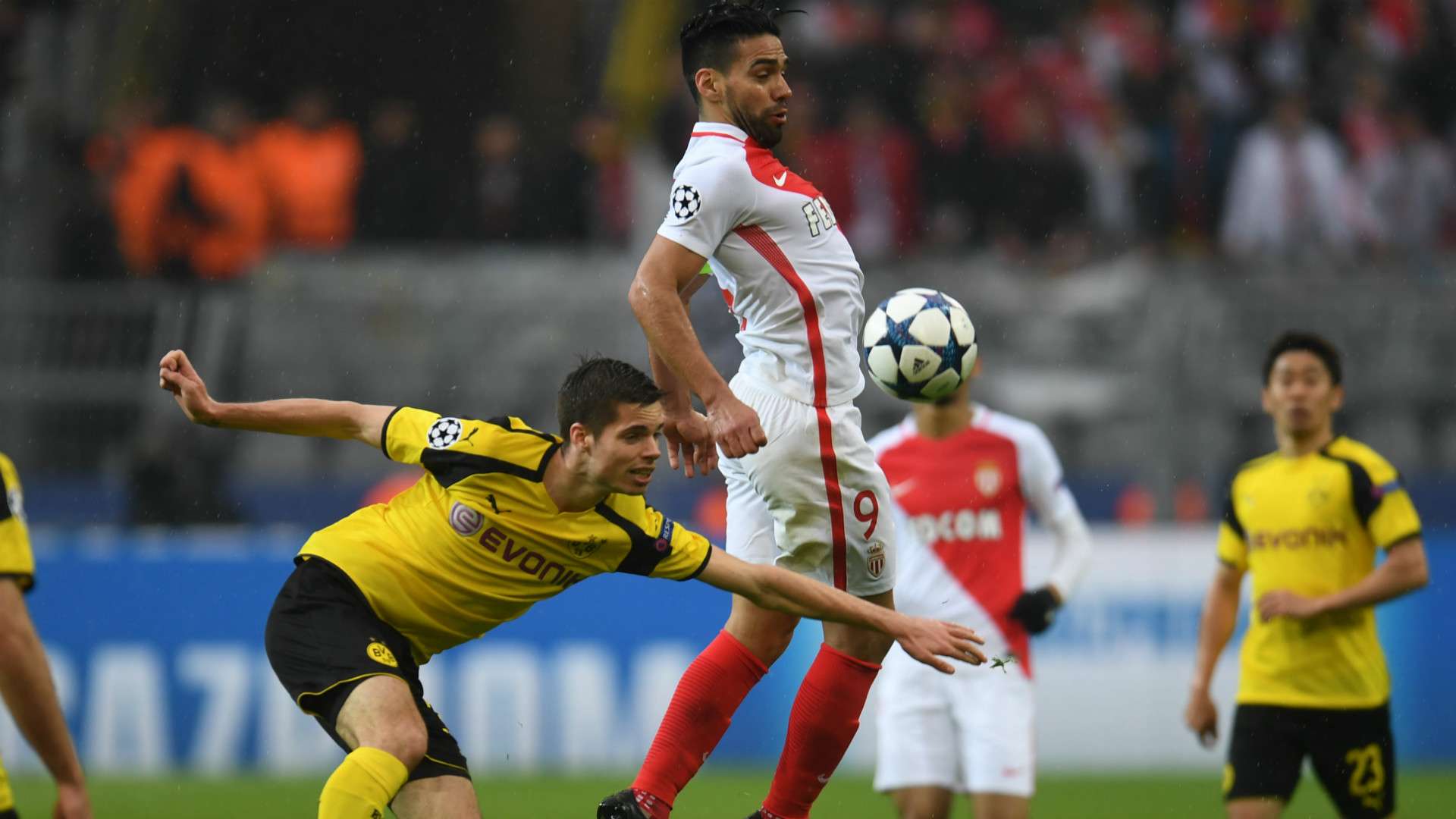 Radamel Falcao Monaco Borussia Dortmund 12042017