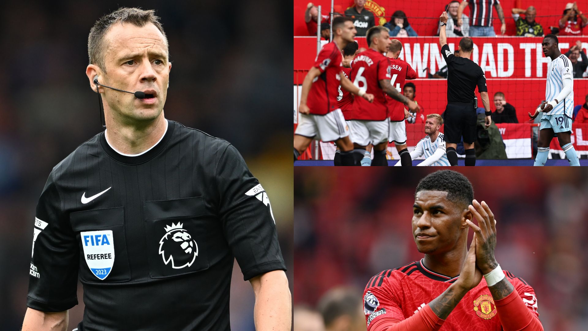 Stuart Attwell Manchester United Nottingham Forest