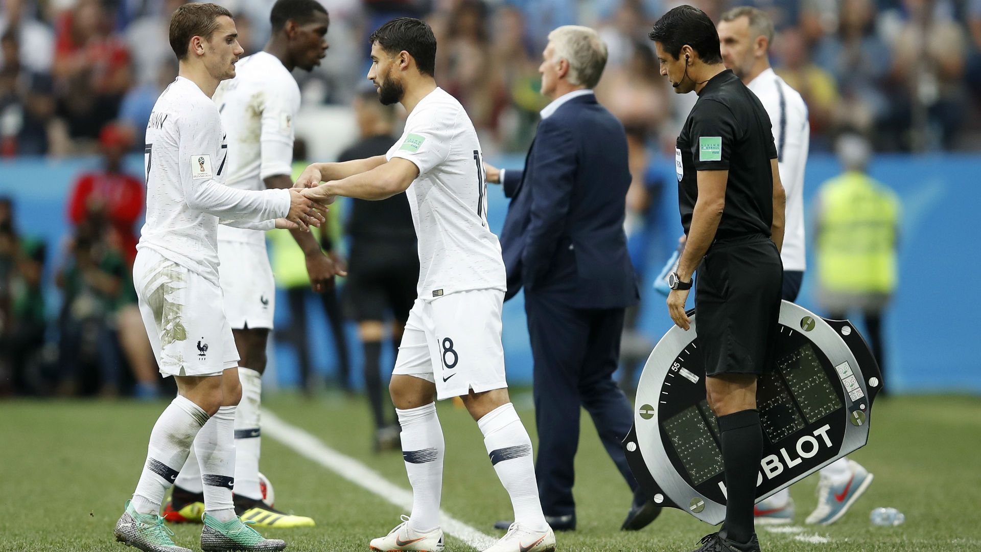 Griezmann Fekir France Uruguay World Cup 2018