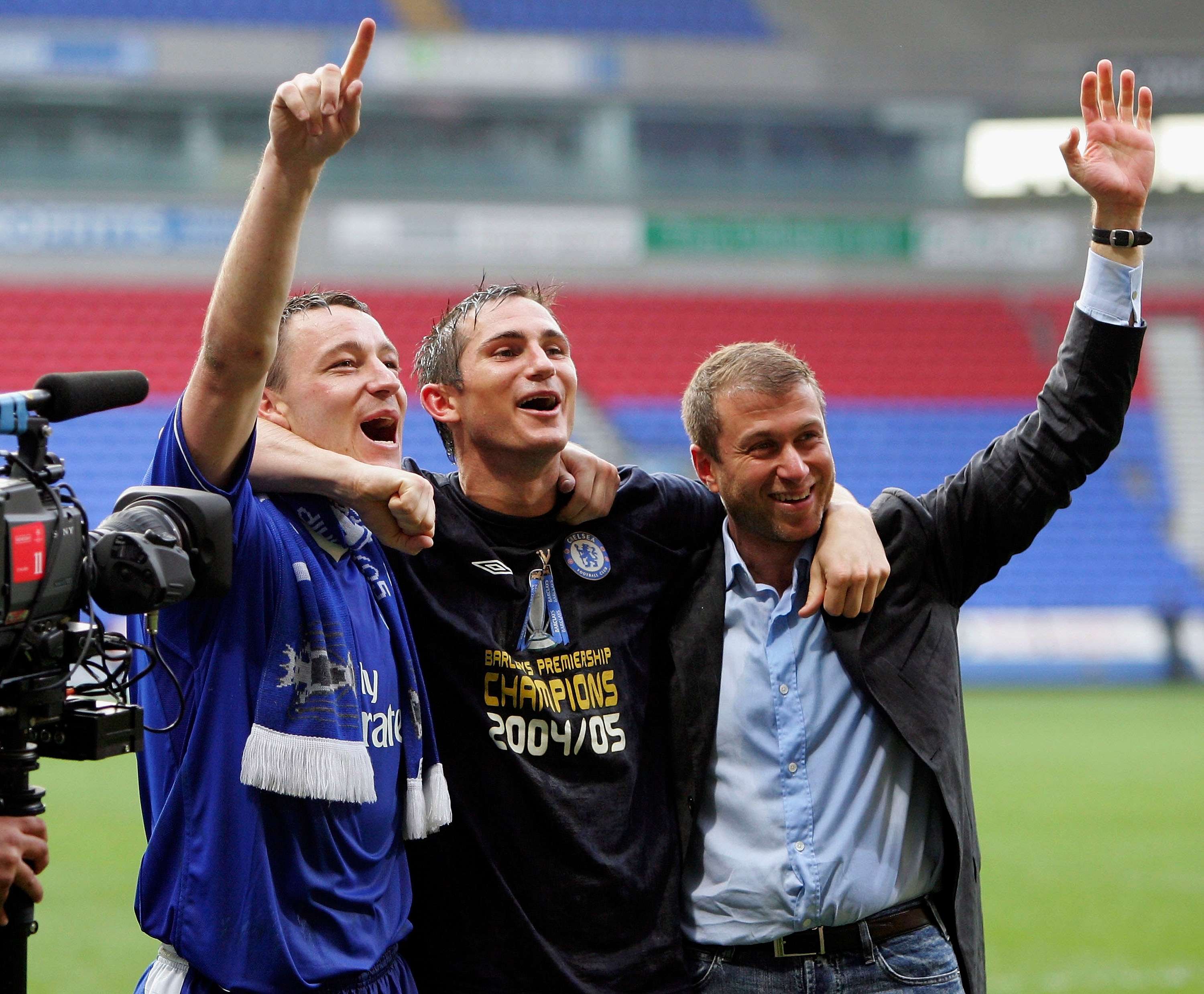 Frank Lampard, John Terry, Roman Abramovich