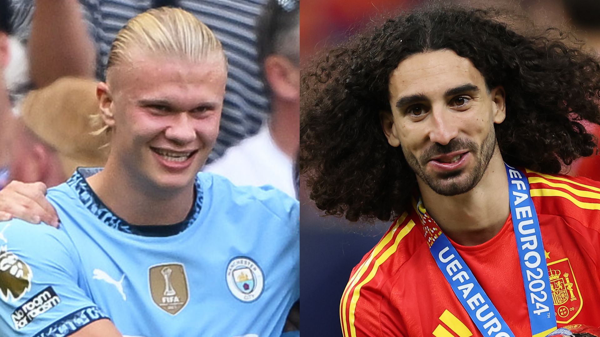 Erling Haaland Marc Cucurella