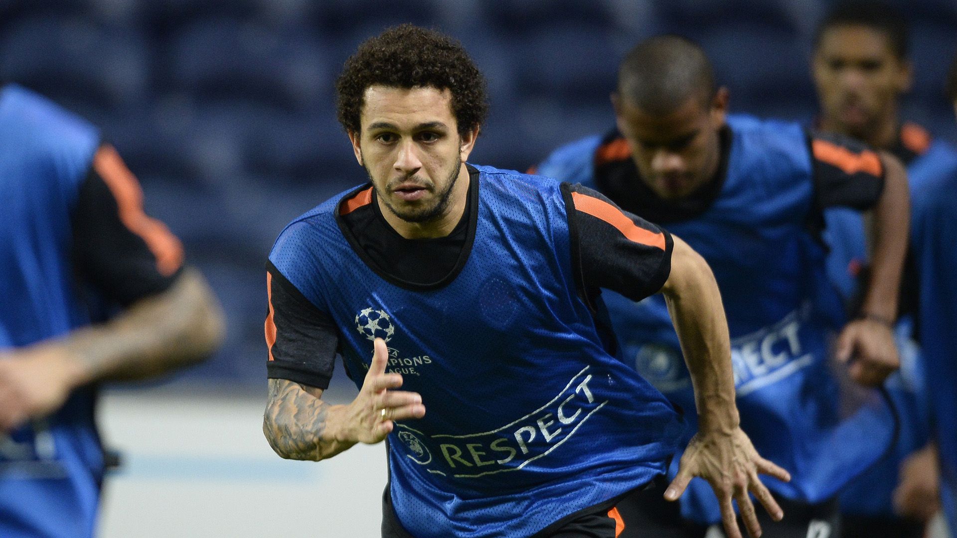 Wellington Nem Shakhtar Donetsk training 09122014