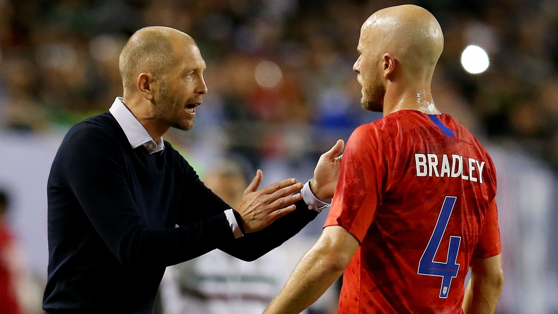Gregg Berhalter Michael Bradley USA USMNT Gold Cup 2019
