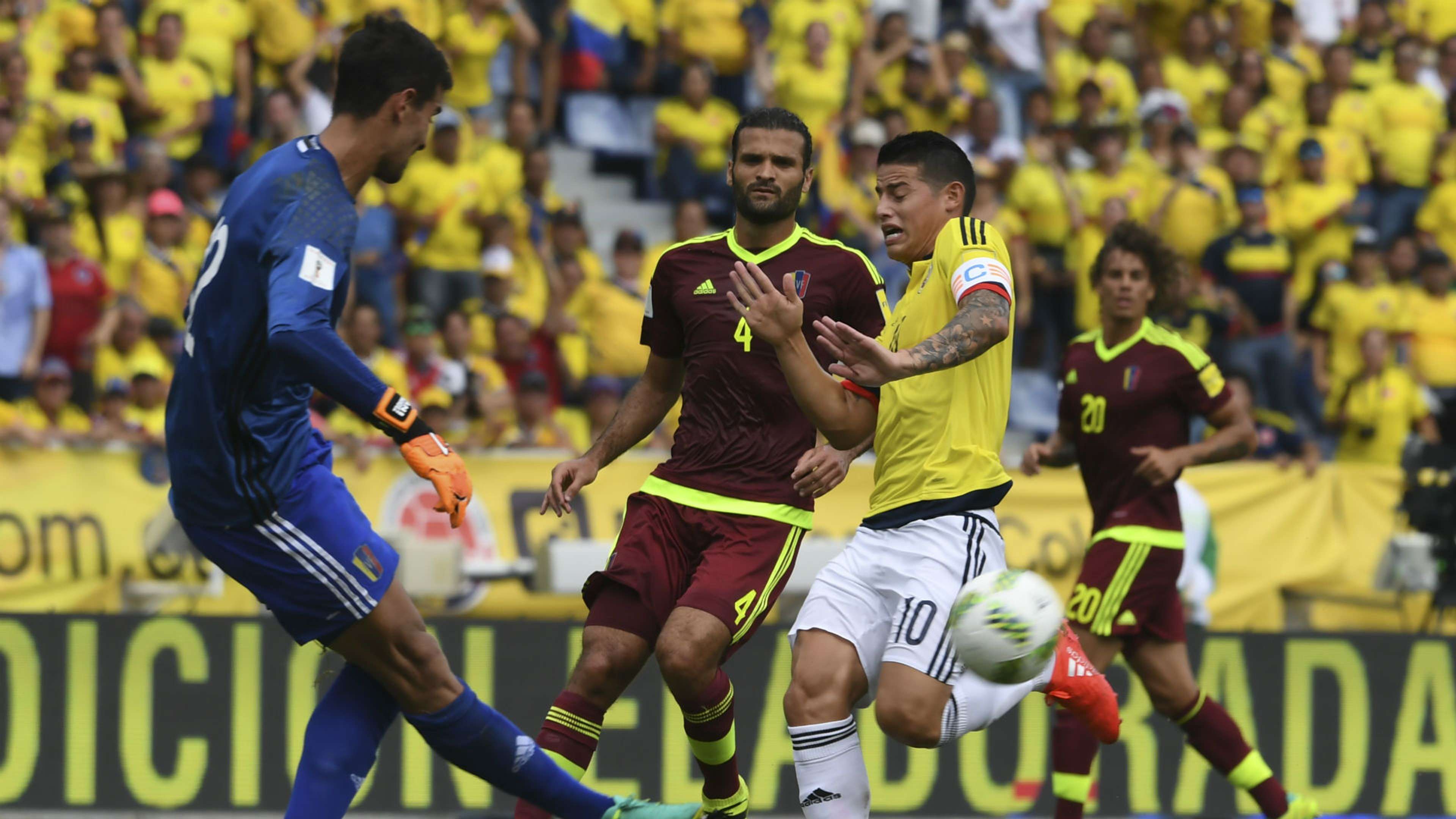 James Rodríguez Colombia vs Venezuela Eliminatoria 2016