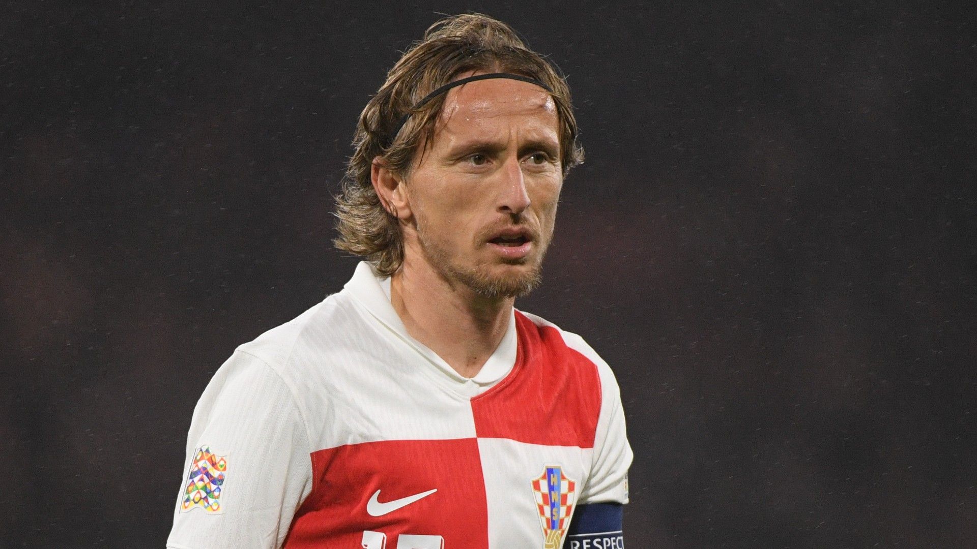 Luka Modric of Croatia during gameplay 