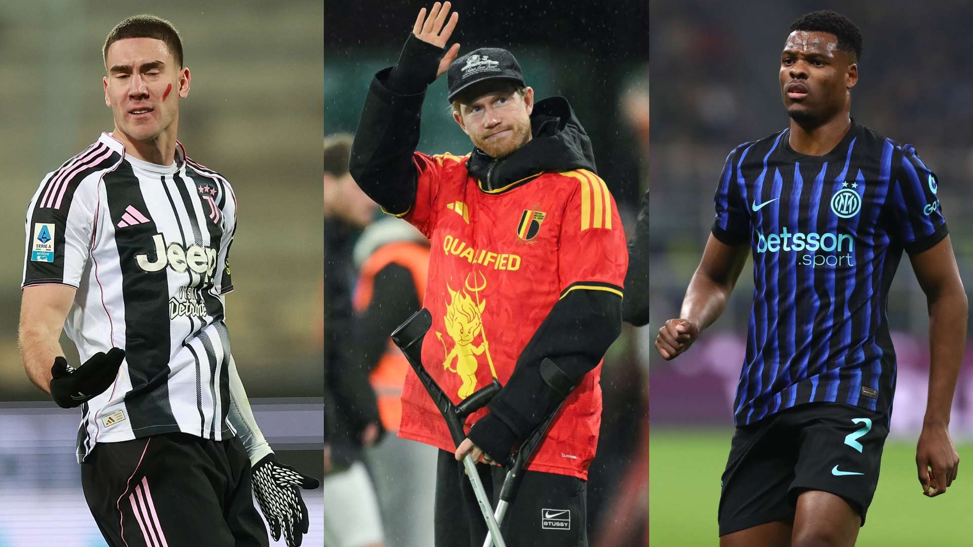 Vlahovic De Bruyne Dumfries