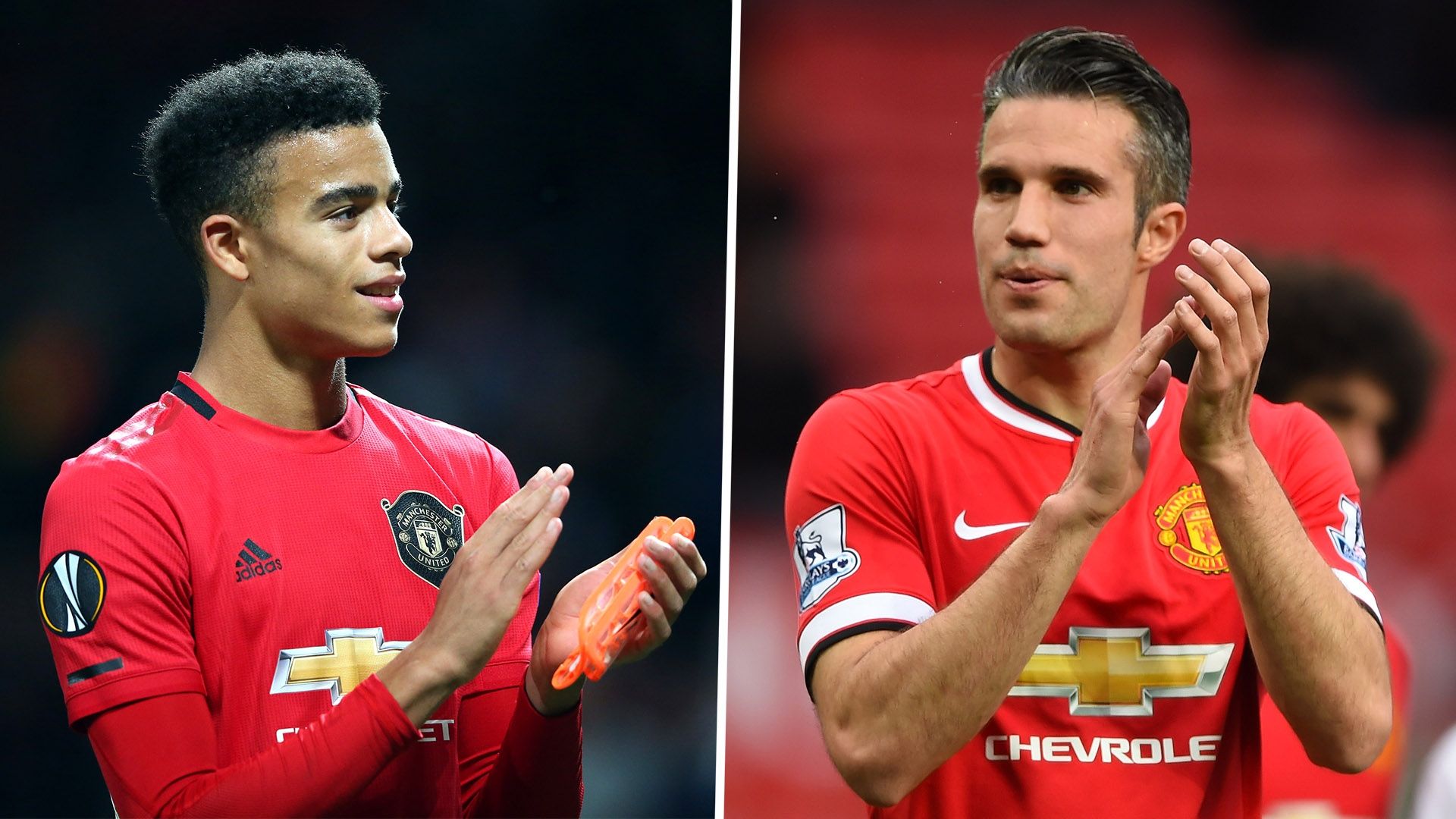 Mason Greenwood Robin van Persie Man Utd