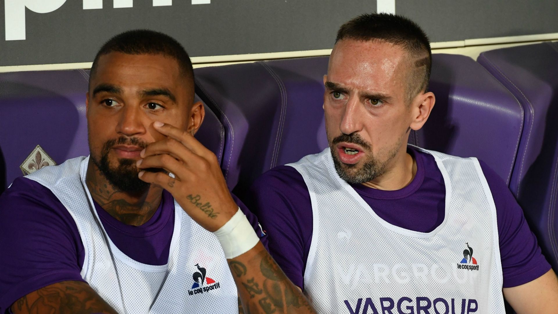 Kevin-Prince Boateng, Franck Ribery - Fiorentina