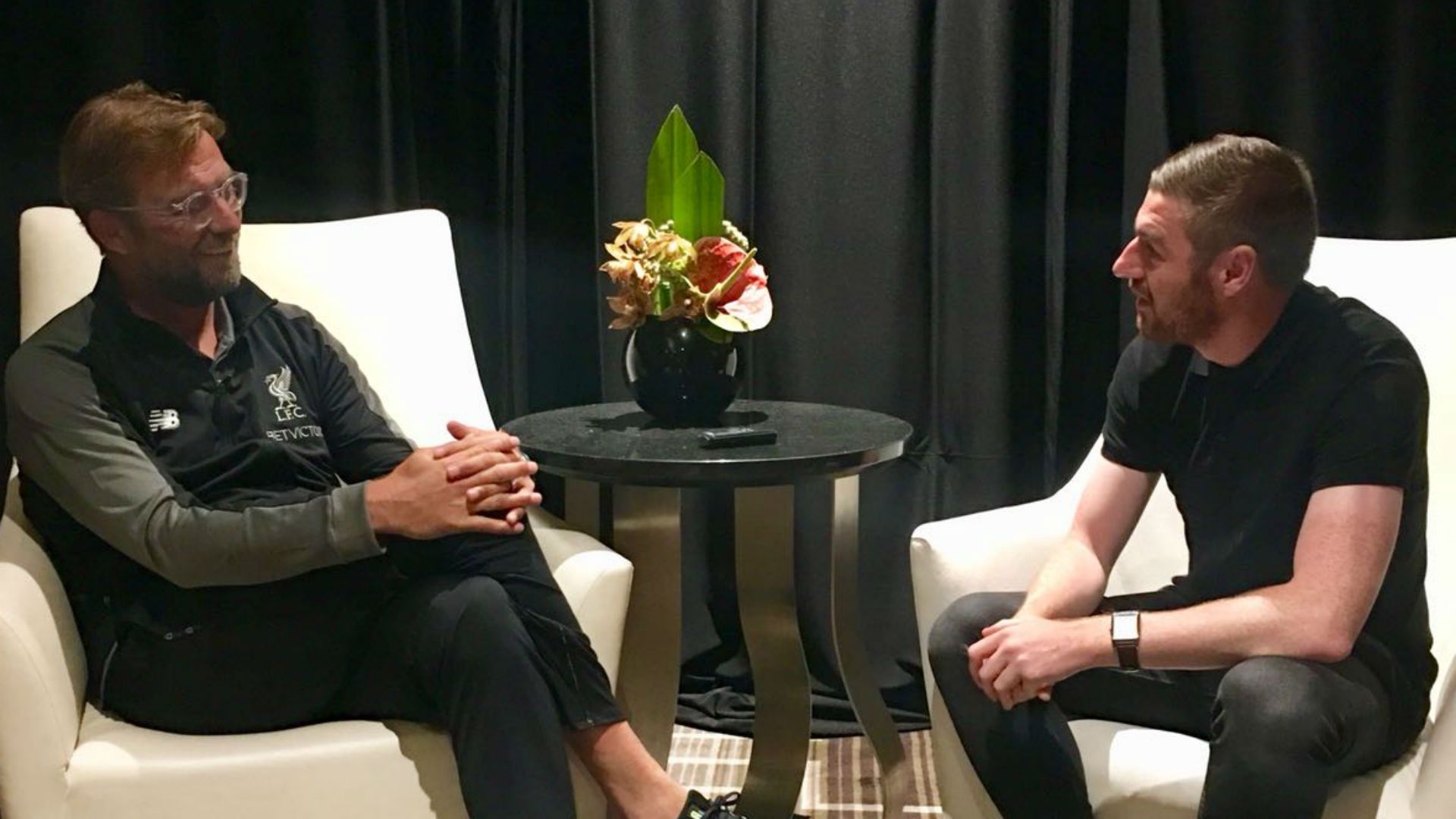 Jurgen Klopp speaks to Goal's Neil Jones