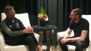 Jurgen Klopp speaks to Goal's Neil Jones