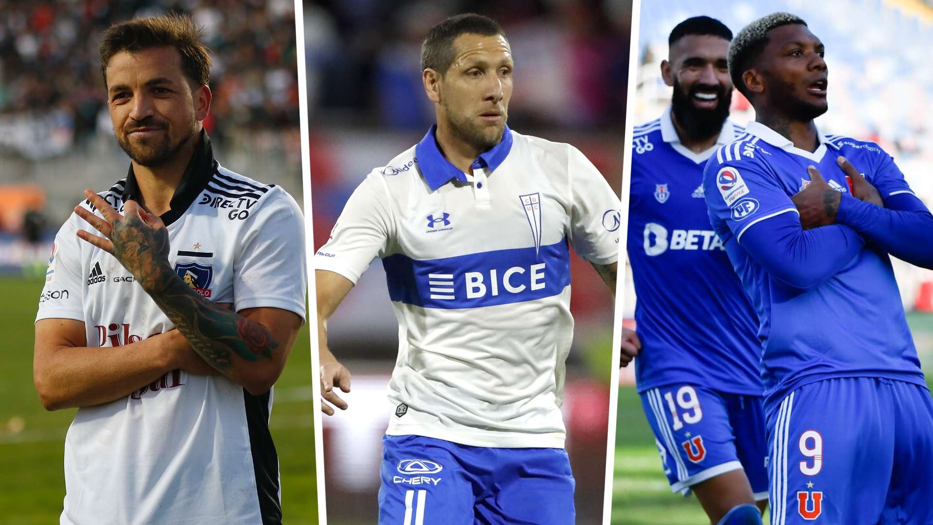 Colo Colo, Universidad Católica, Universidad de Chile