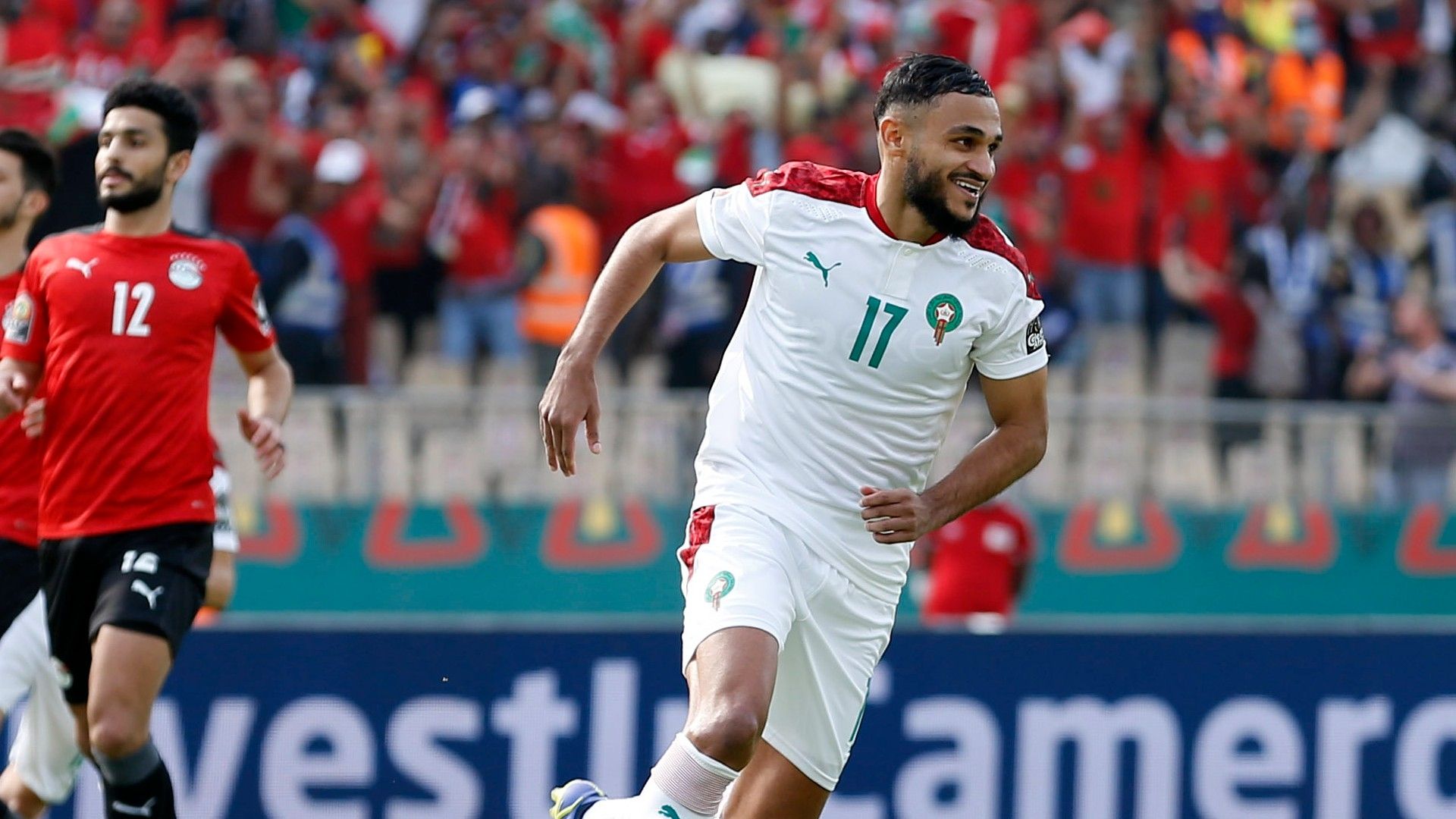 Sofiane Boufal of Morocco.