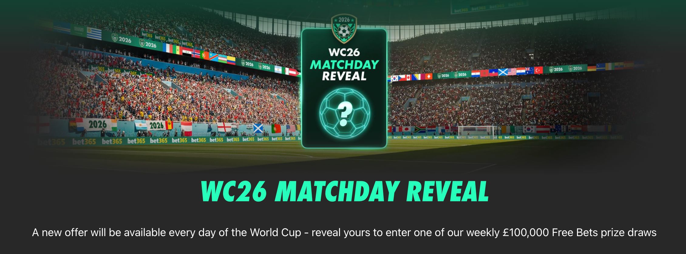 bet365 matchday reveal