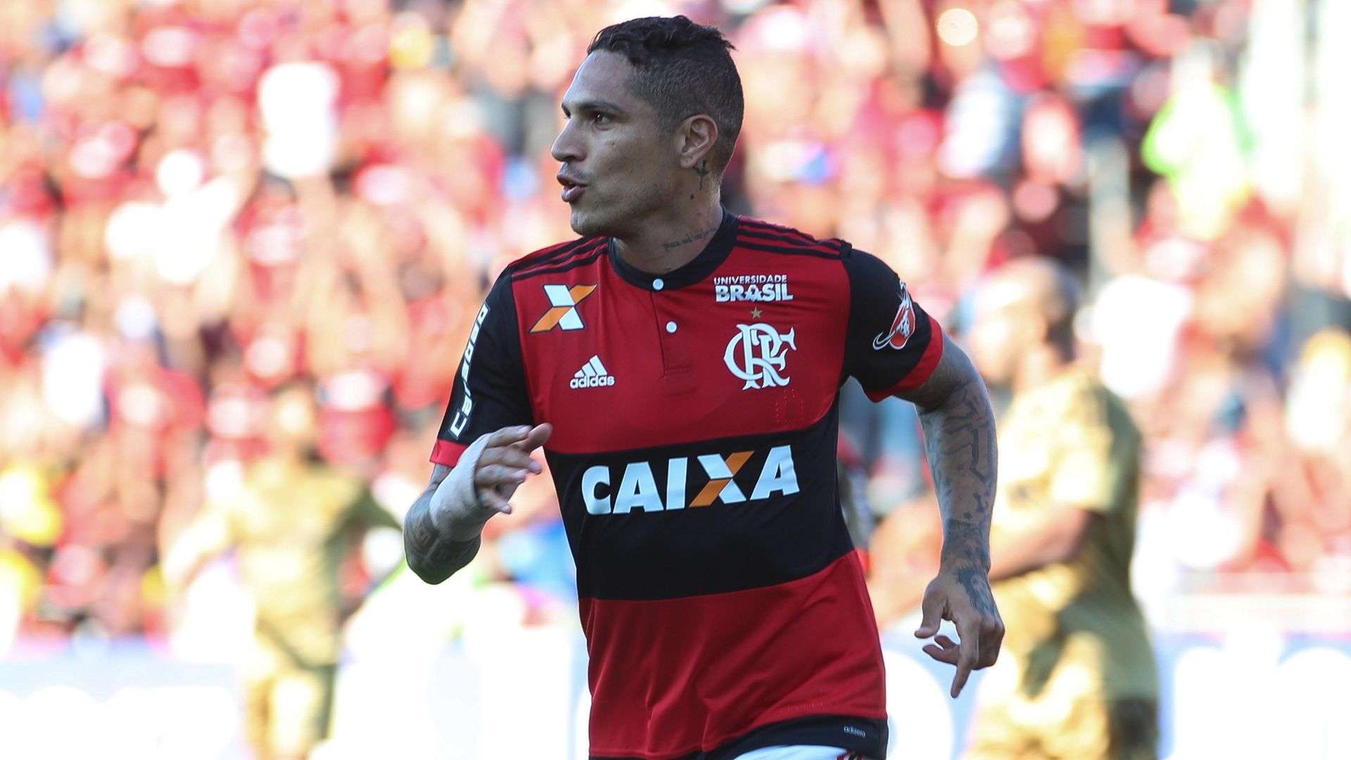 Paolo Guerrero Flamengo Sport Brasileirao 08122017