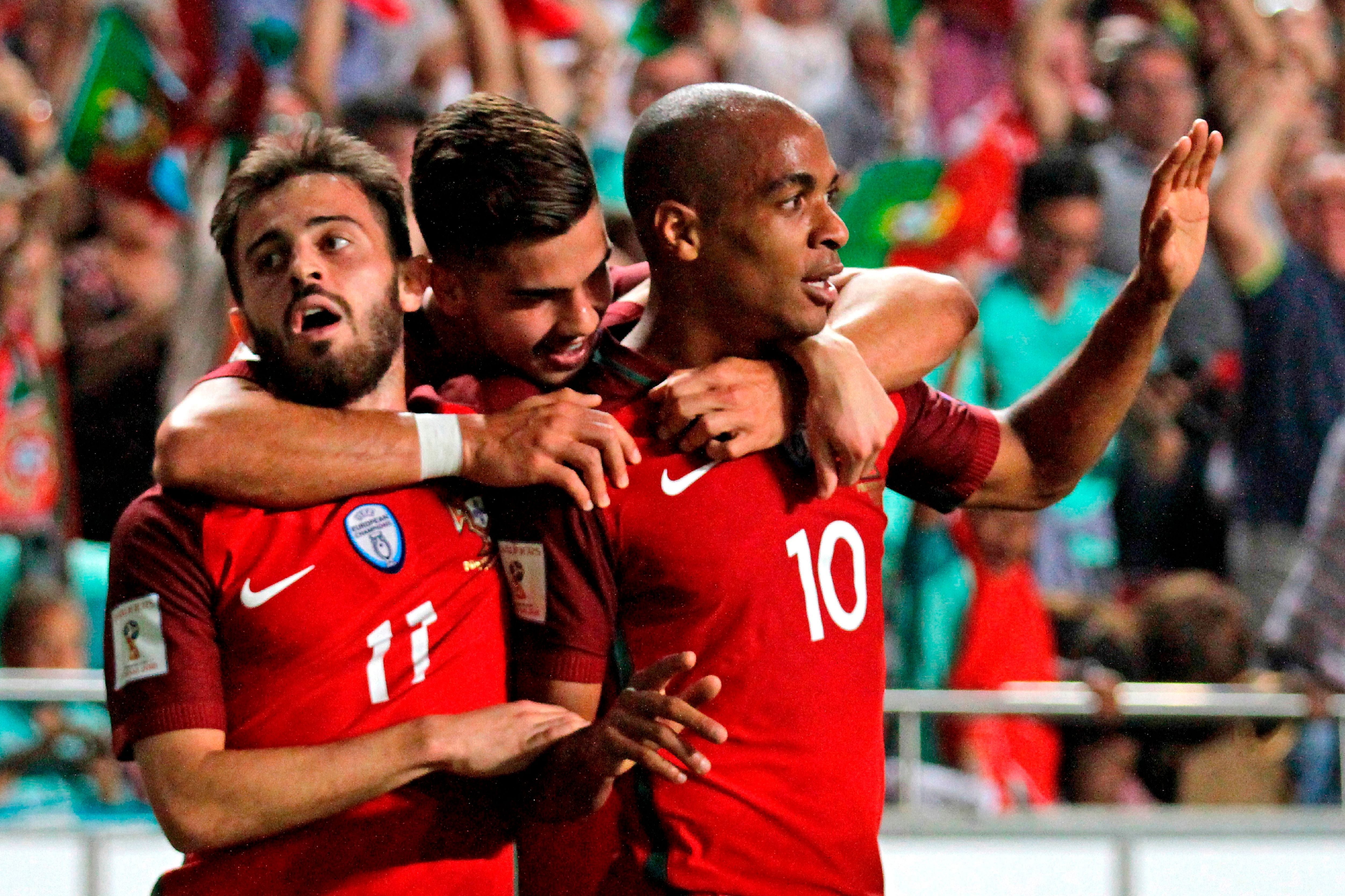 Bernardo Silva & Andre Silva & Joao Mario