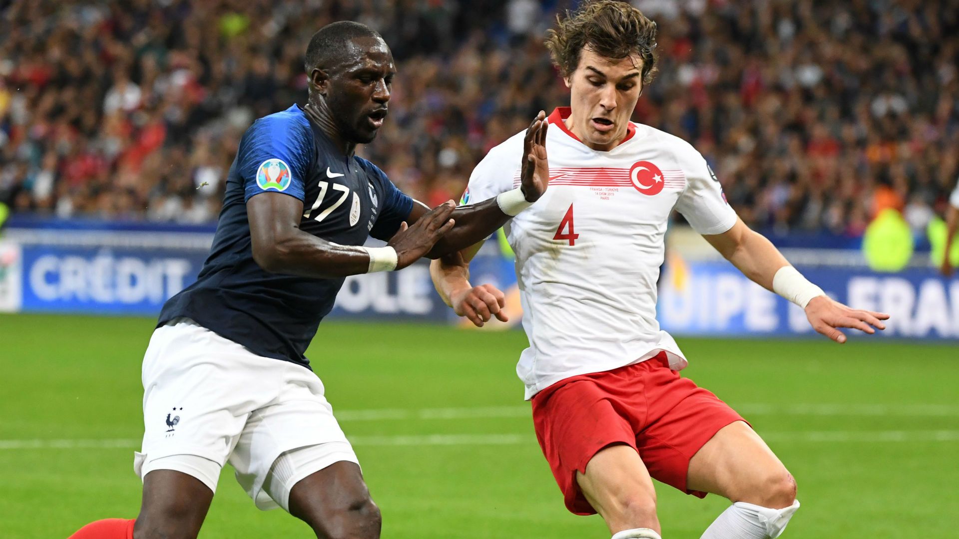 Caglar Coyuncu Moussa Sissoko France Turkey UEFA Euro Qualifiers 14102019
