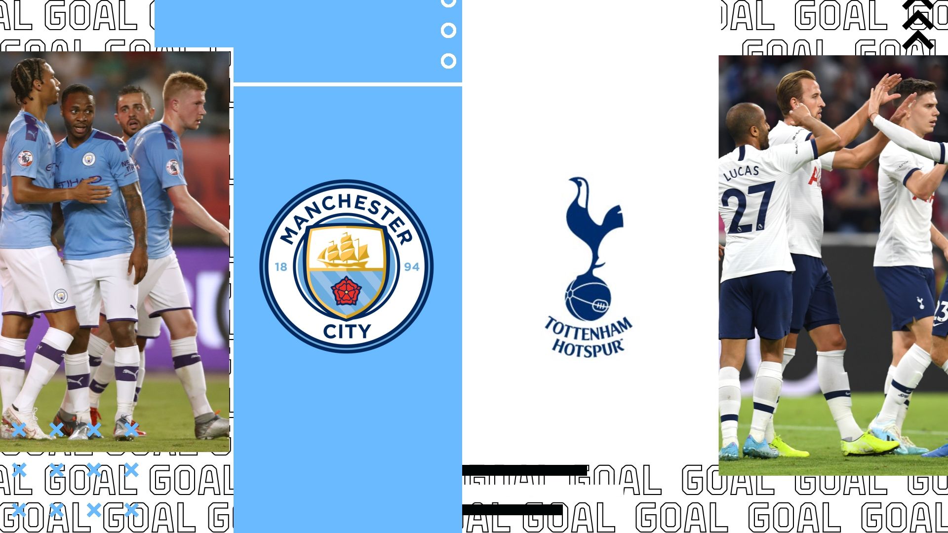 Manchester City-Tottenham tv streaming