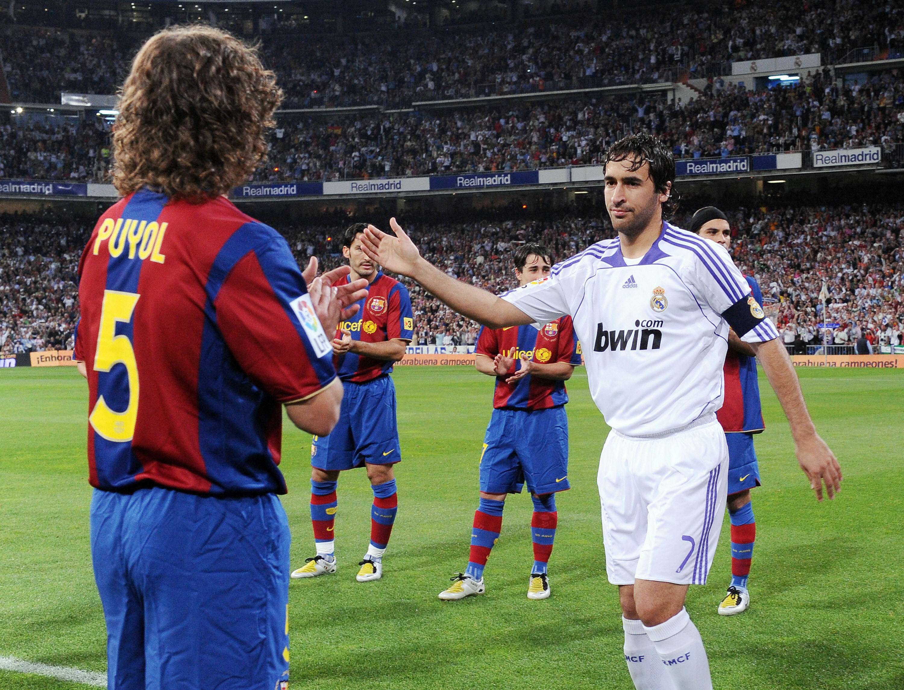 Puyol y Raúl, Barcelona-Real Madrid