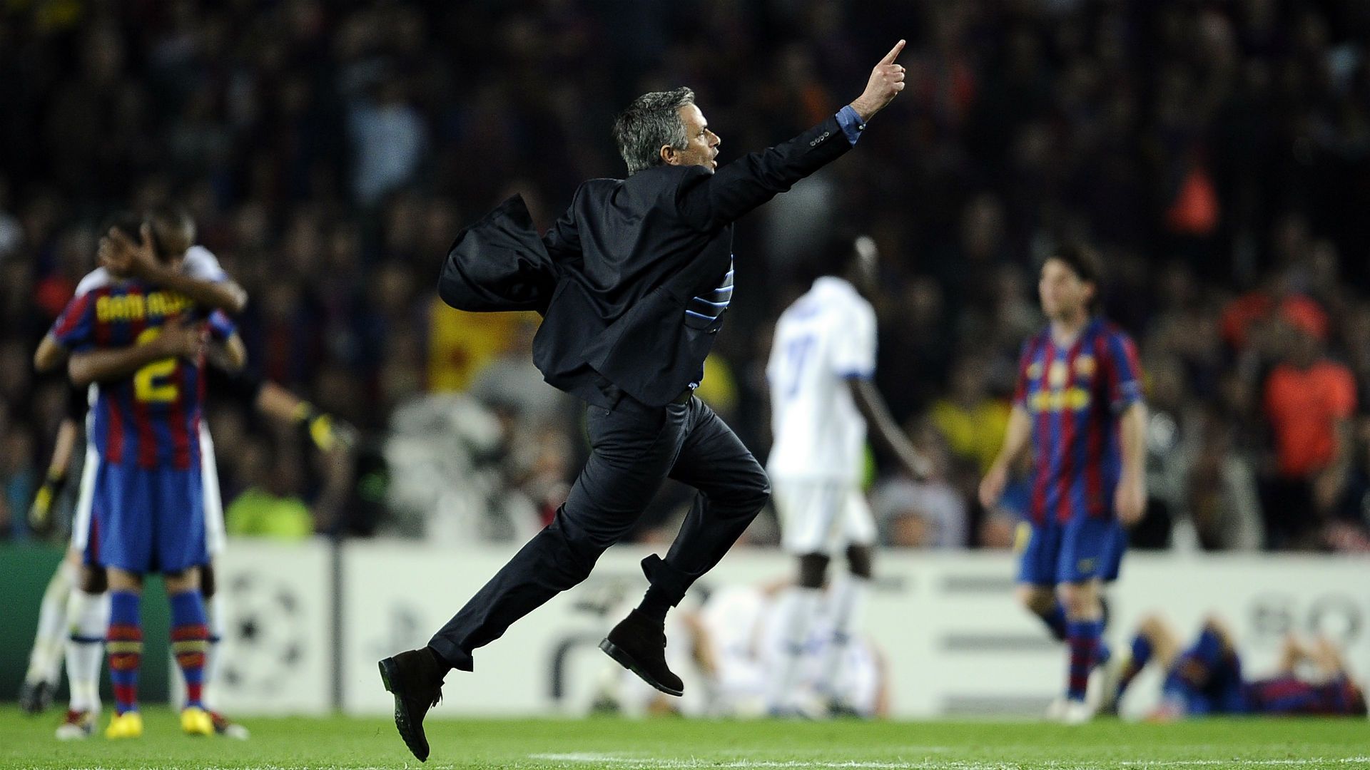 Jose Mourinho Inter barcelona 2010 Champions League