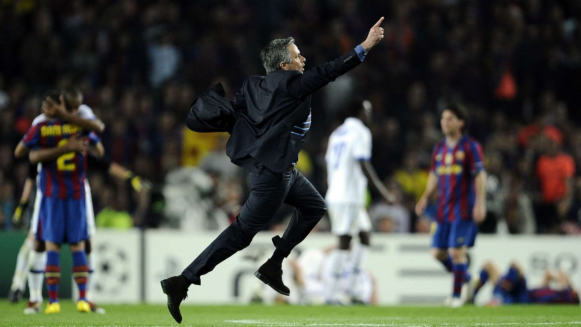 Jose Mourinho Inter barcelona 2010 Champions League