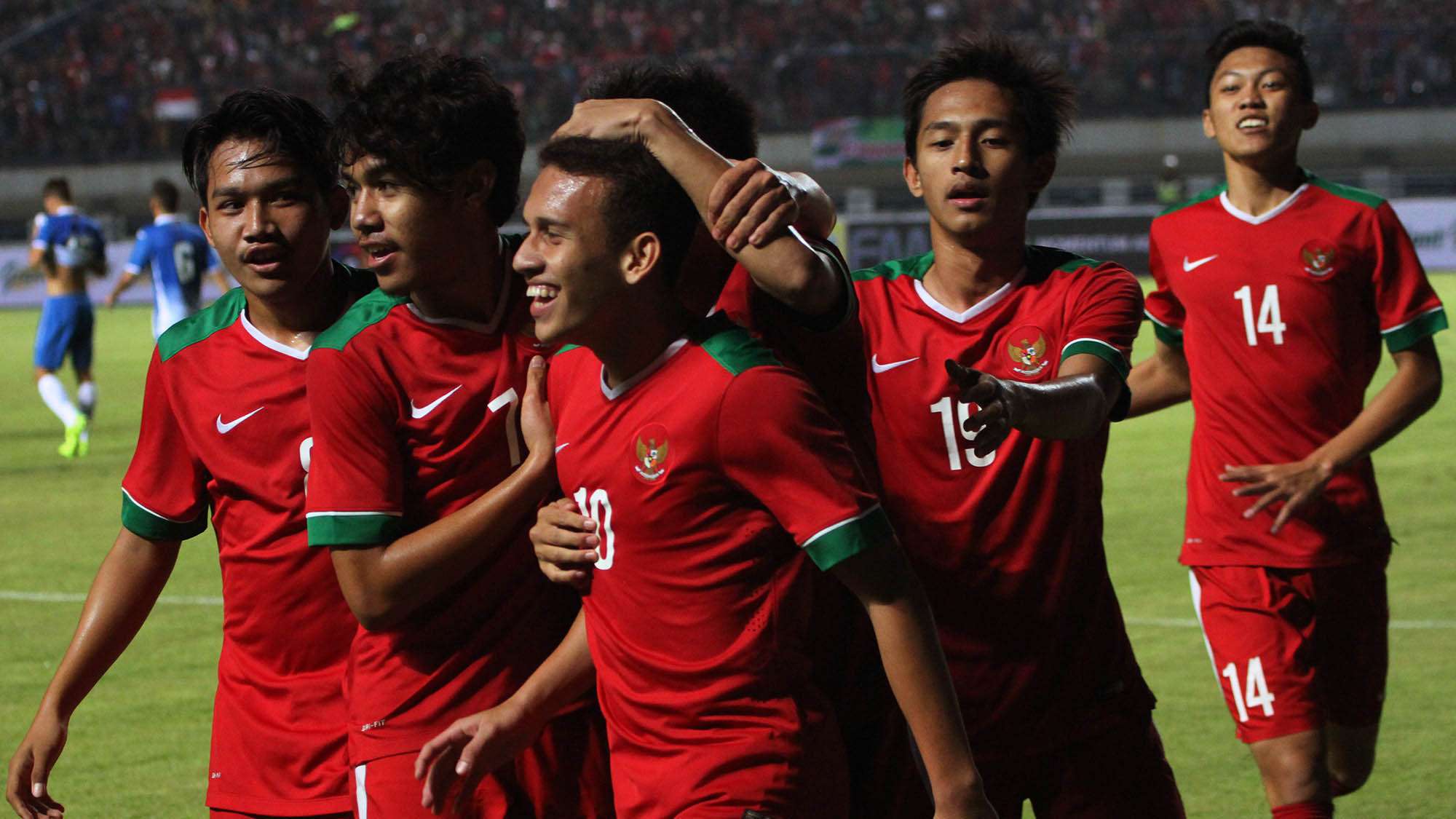 Selebrasi Timnas Indonesia U-19