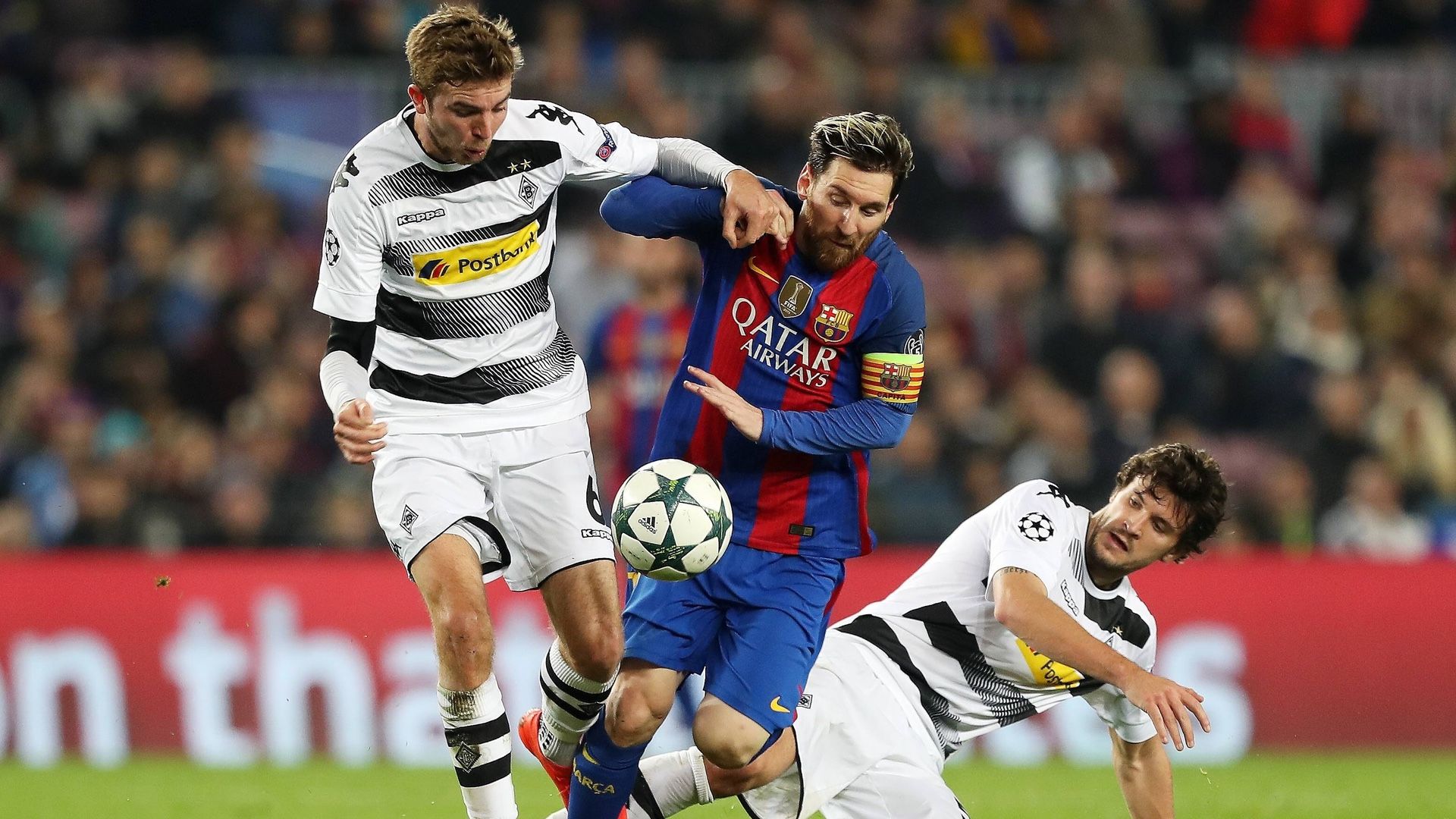 ONLY GERMANY Christoph Kramer Lionel Messi Barcelona Borussia Monchengladbach Champions League 2016
